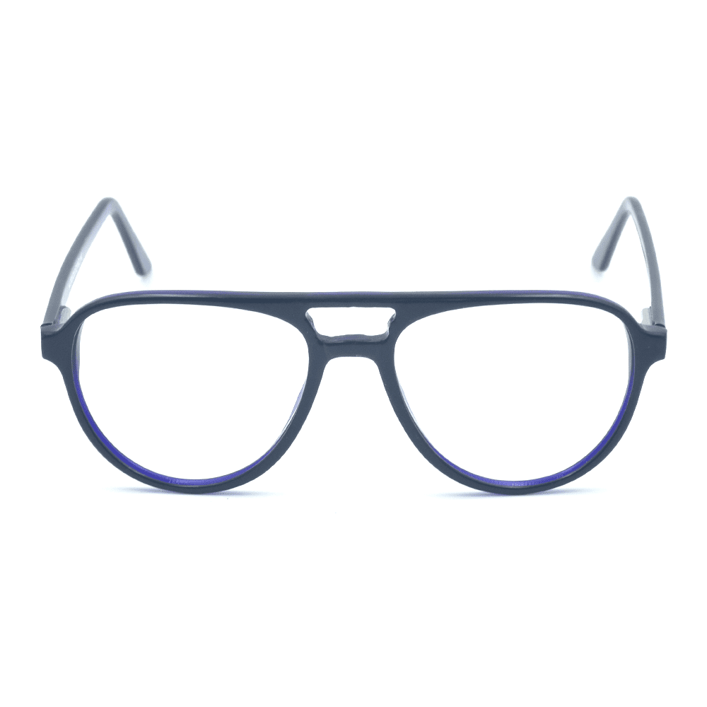 eBasic Black-Blue Eyeglass (ER-EG-TR-AV-FR-M-BB-23/Medium)
